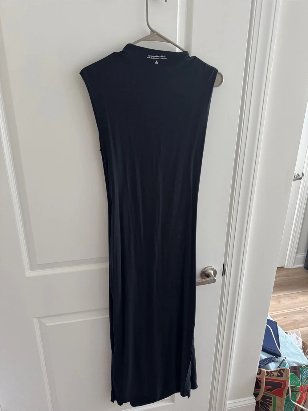 Abercrombie & Fitch Black Sleeveless Maxi Dress